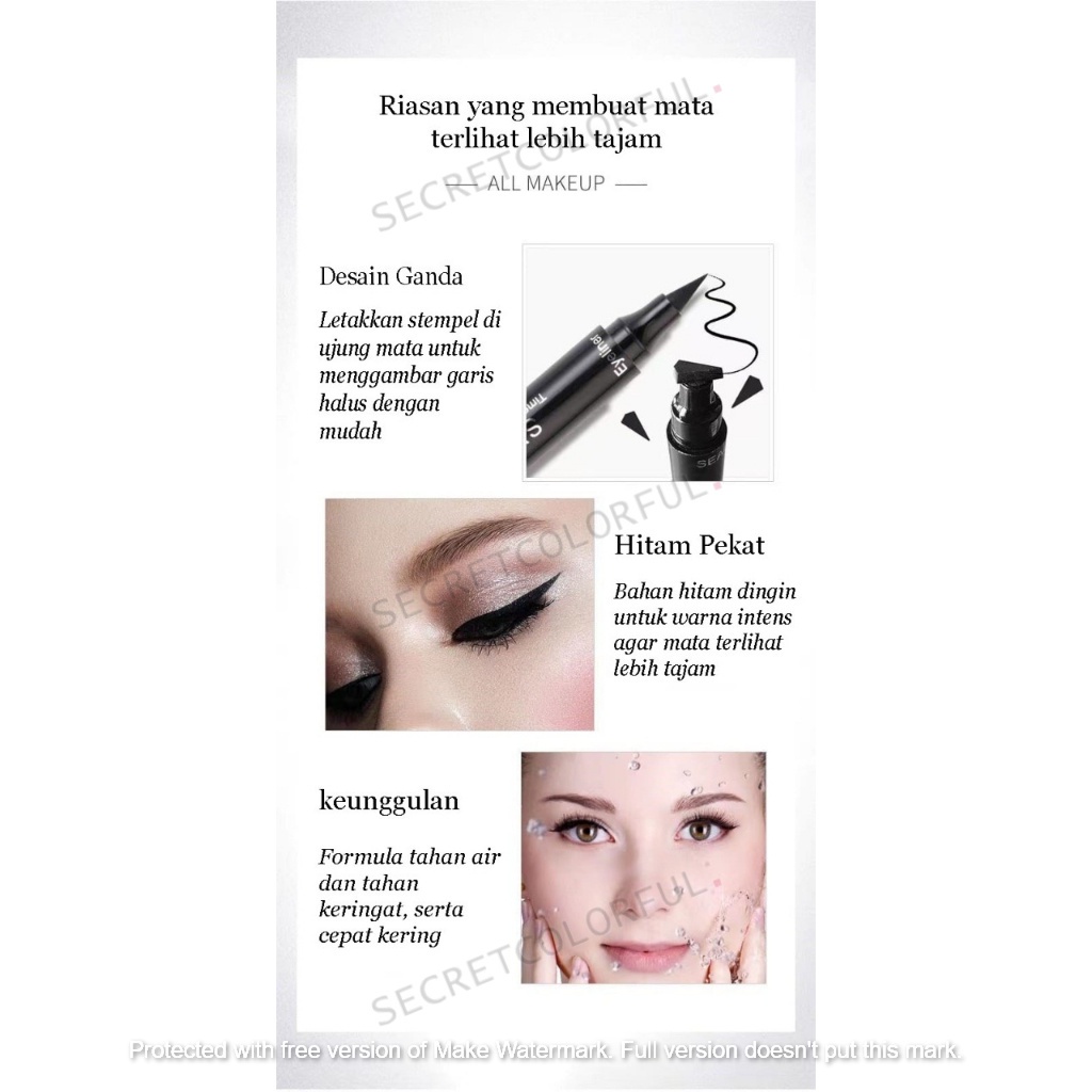 LAMEILA/ SVMY Times Of Frozen Sense Eyeliner~secretcolorful