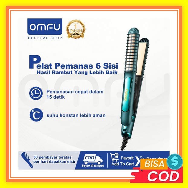 329 Km 329 Alat Catok Rambut Profesional Hair Straightener Km 532 Catokan Lurus Alat Catok Rambut Or
