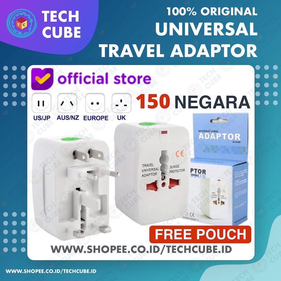 Colokan Charger Universal Travel Adaptor Converter Charger Adapter Colokan Listrik Stop Kontak