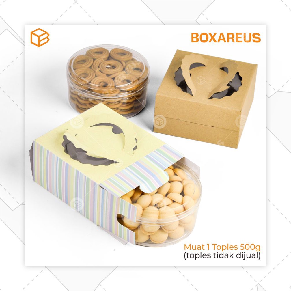 Box, Kemasan, Packaging, Dus, Toples Box, Cake Box | TB141408 (20pc)