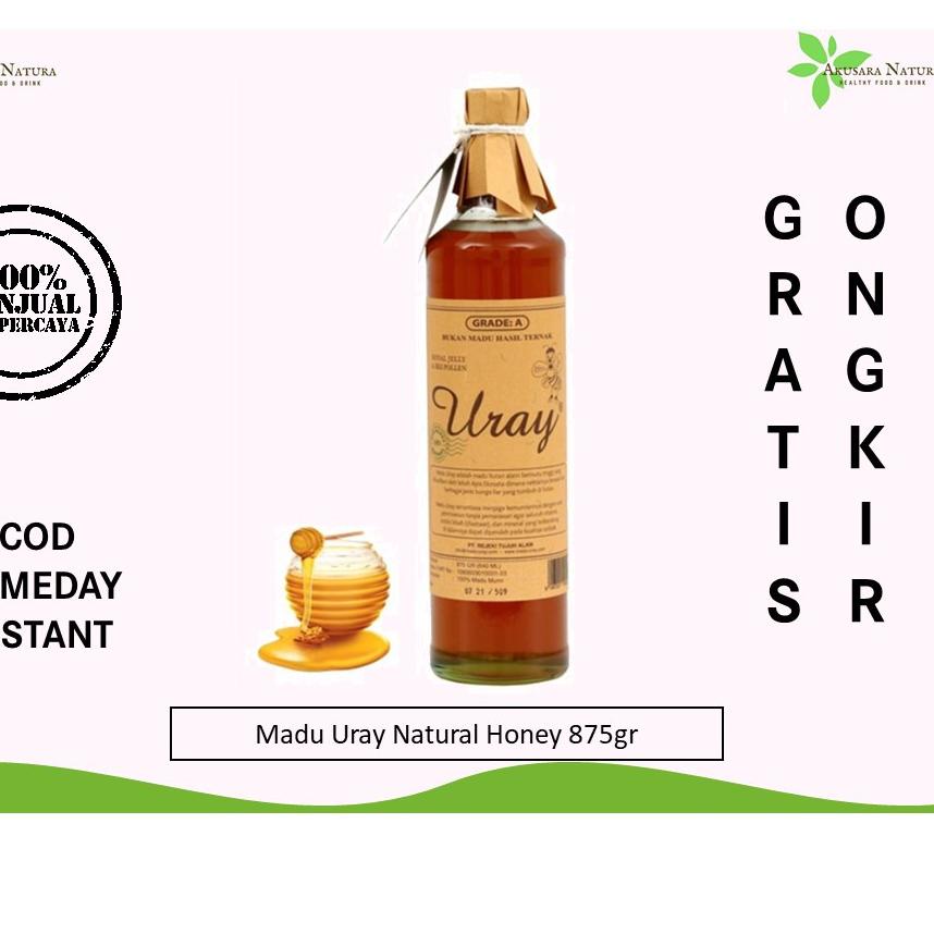 

➺ Uray - Raw Honey 875gr (640 ml) - Murni - Hutan - Asli Organik [BISA COD | SAMEDAY | INSTANT] ℗