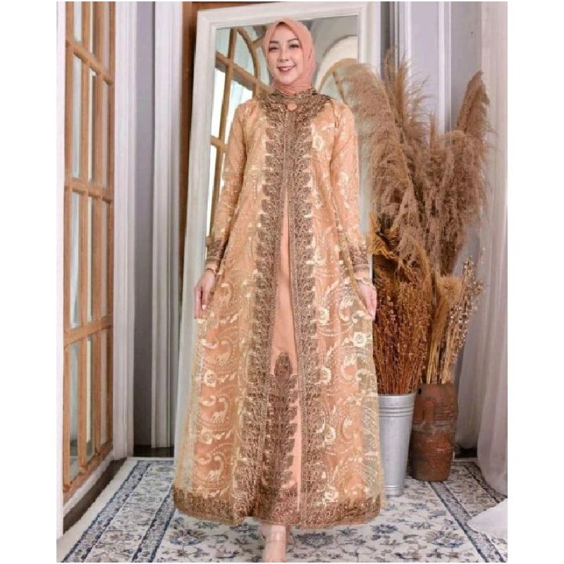 Gamis Maxi Cempaka Aulia/Gamis Lebaran Kondangan
