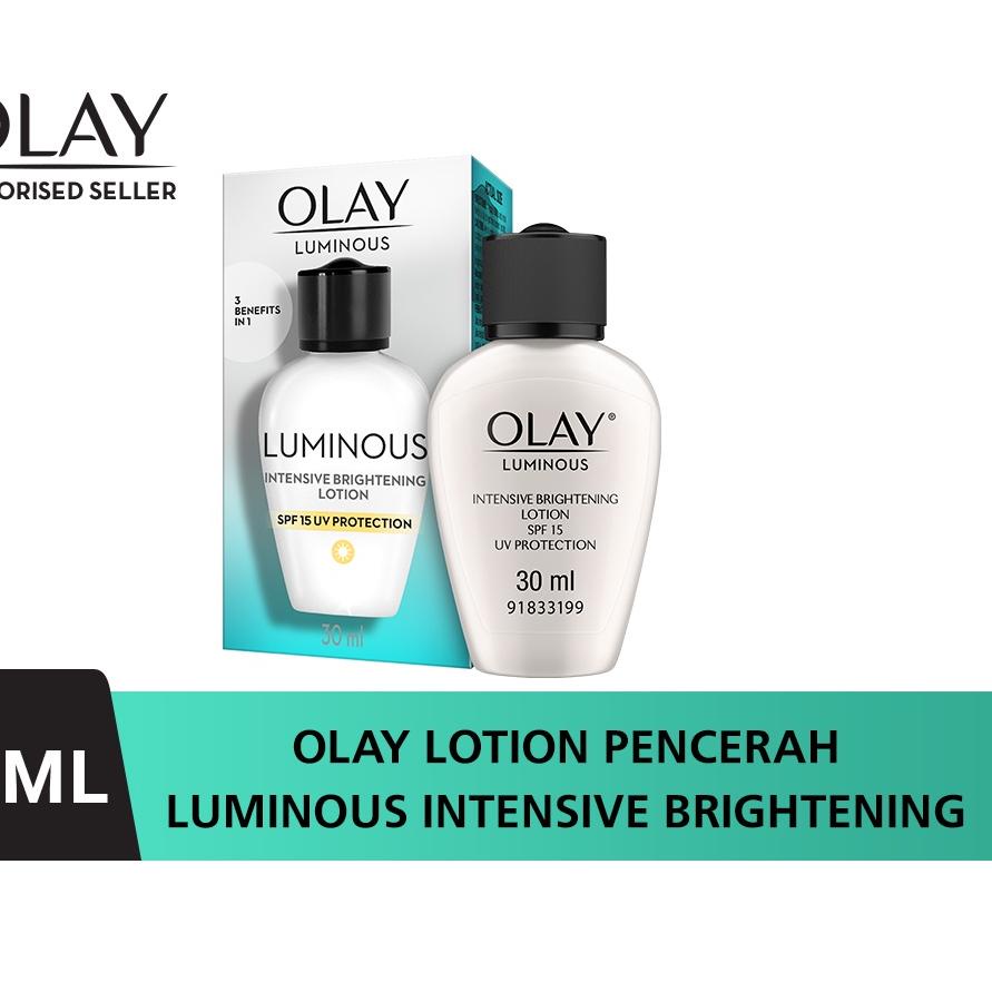 ♪ [LEBIH HEMAT] Olay White Radiance Krim Pelembab Intensive Lotion SPF 15, 30ML - Paket Isi 2 ♤