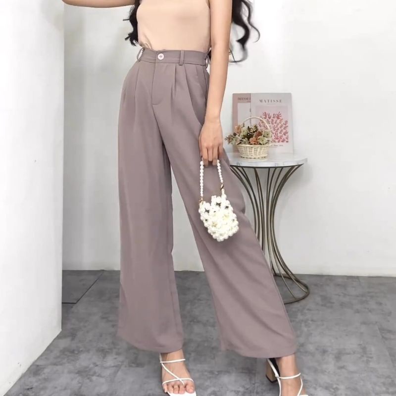 Loose pants Trousers Celana Remaja kekinian