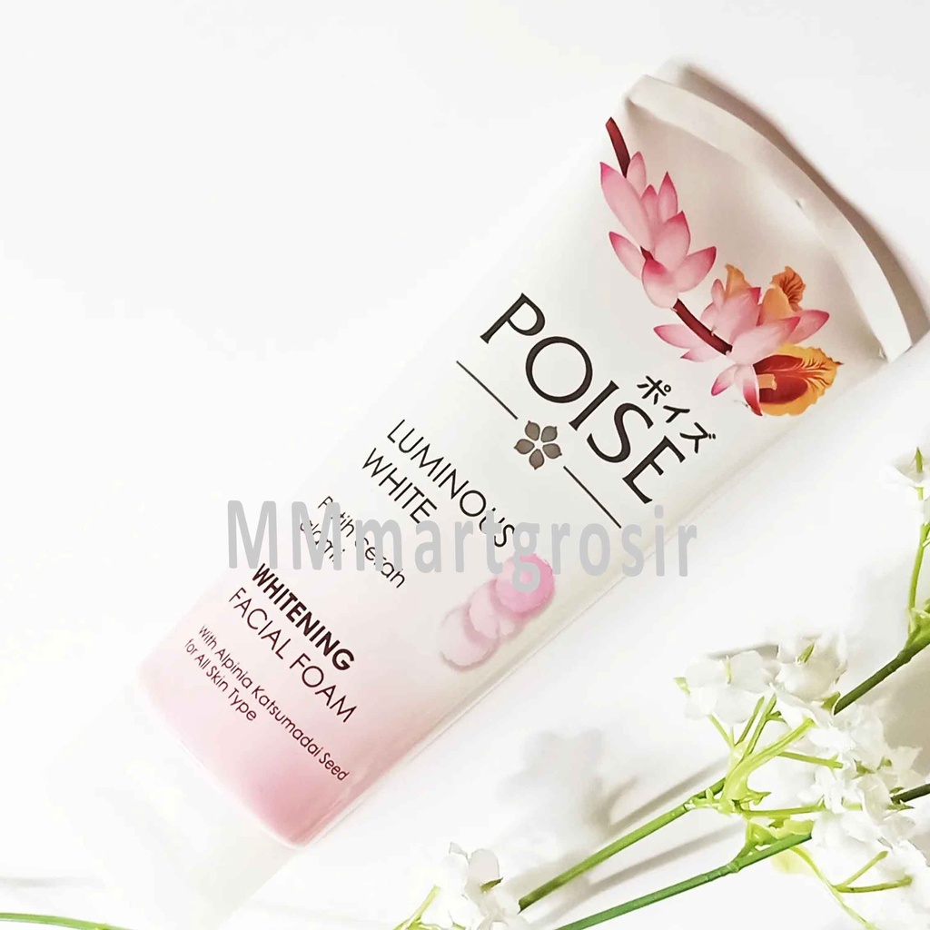 Poise Luminous Whith/Whitening Facaial Foam/Sabun Pencuci Muka/ 100g