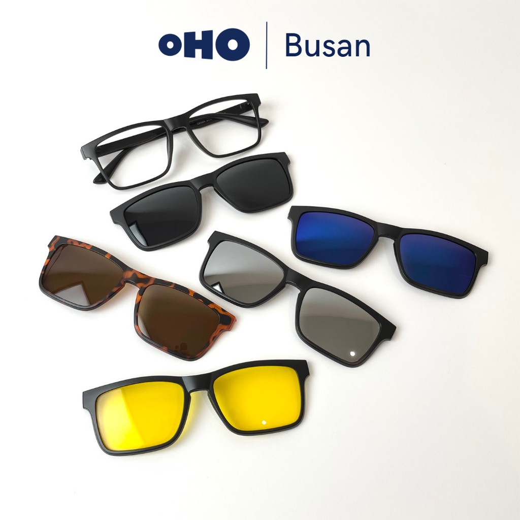 FRAME KACAMATA BUSAN ( BISA LENSA ANTI RADIASI / MINUS / PHOTOCHROMIC / BLUERAY ) - OHO EYEWEAR