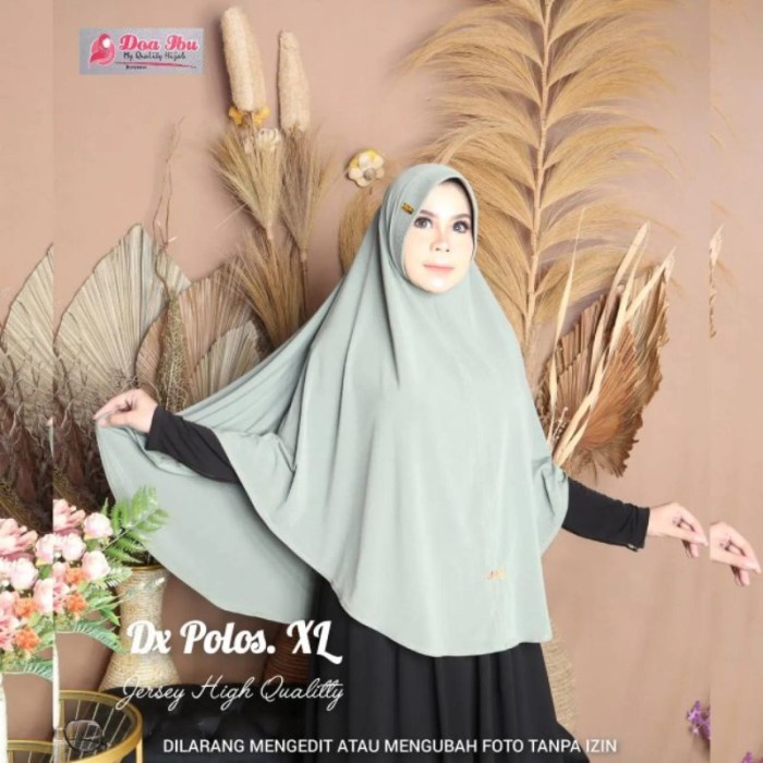334 Jilbab Doa Ibu Size Xl Jersey Hq Hijab Jersey High Quality Doi Ova