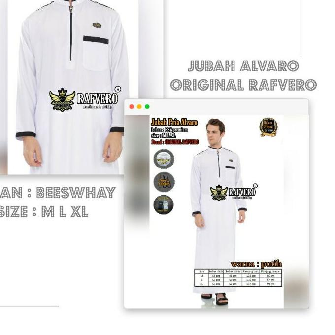 ♖ Gamis Pria Alvaro - Jubah pria ➮