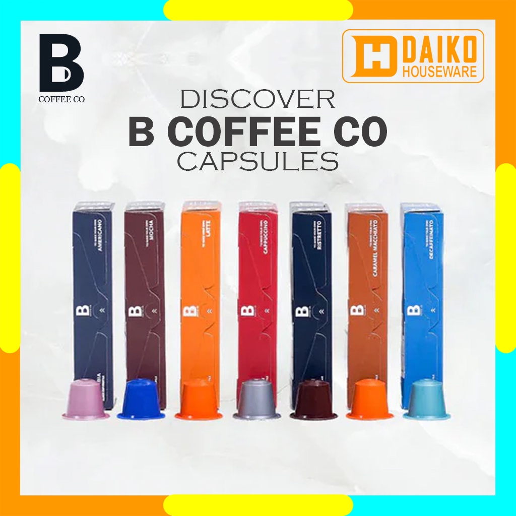 B Coffee Co dan Royal Kencana Coffee Capsule Ecer All Variant Rasa Compatible Nespresso Machine