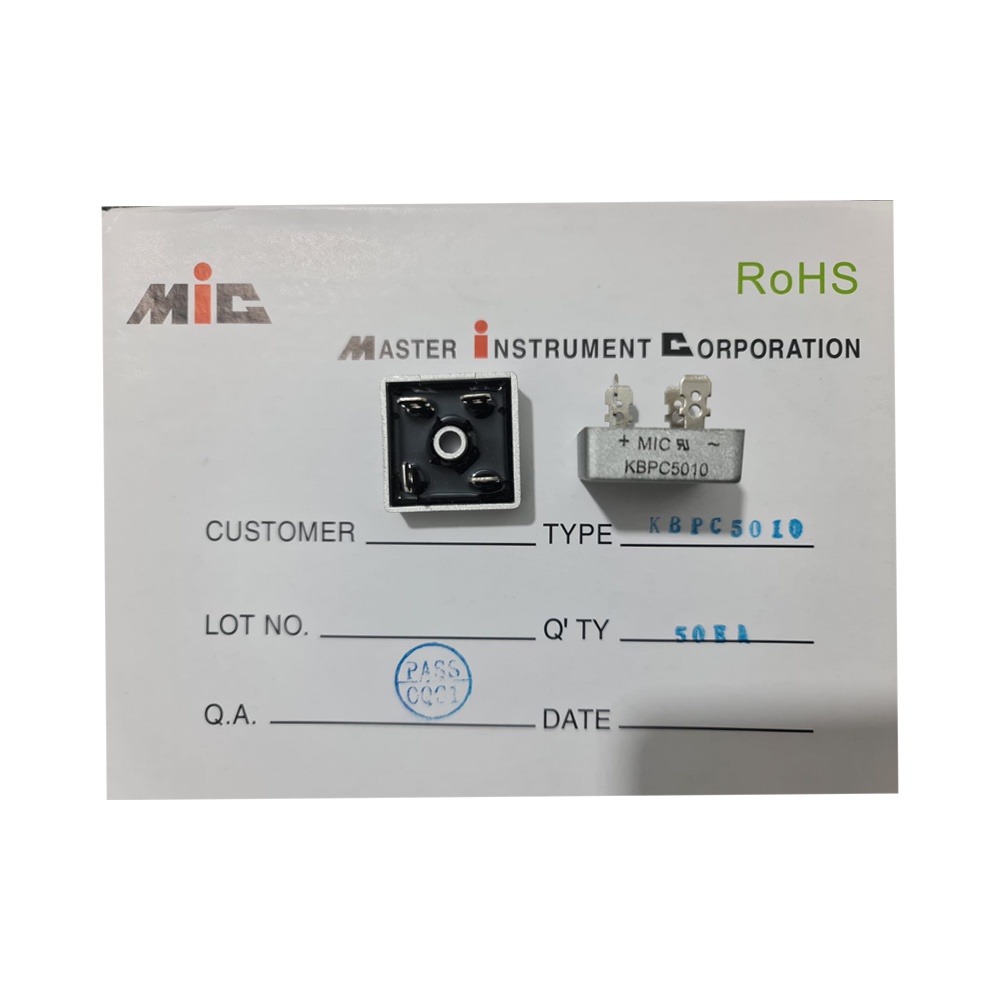 Dioda Bridge 50A KBPC5010 MIC | Diode KBPC 5010 Full Pendingin Original