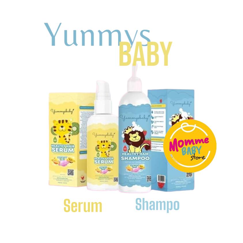 Yummys Baby Shampoo Serum Penumbuh Rambut Bayi 100ml Serum 60ml