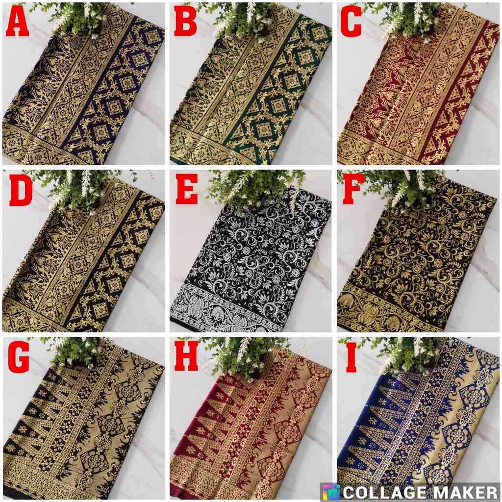 KAIN BATIK HALUS MOTIF PRADA BALI SERIAN MOTIF WARNA PRADA BALI 2 METER KAIN BATIK PRADA KATUN 02 TE