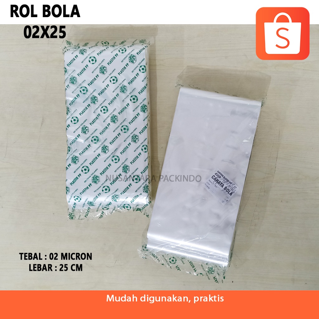PLASTIK PP ROL BOLA 02x25 BENING