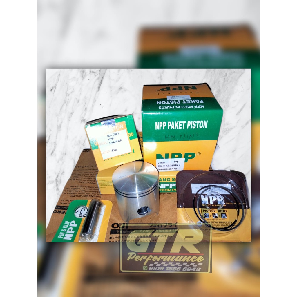 PISTON KIT NINJA RR STD MERK NPP SEHER SET NINJA R RR STD