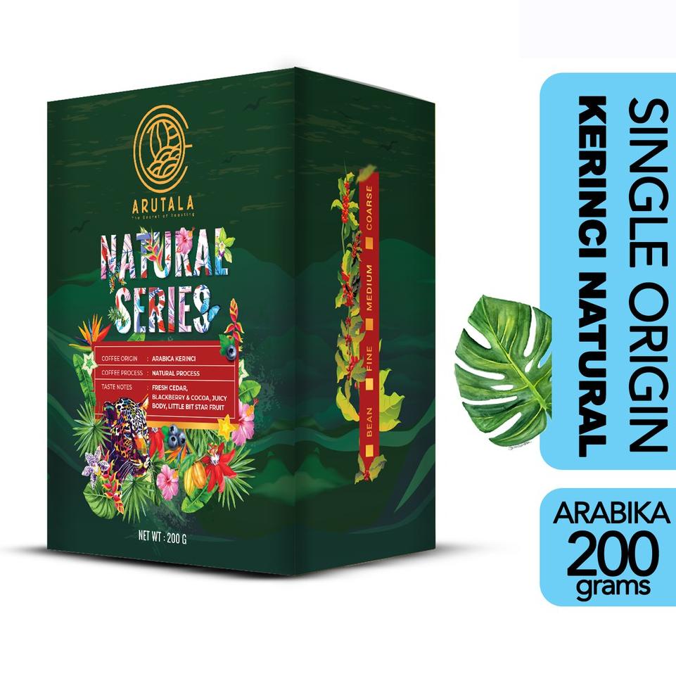 

✧ ARUTALA Natural Series - Arabika Kerinci 200 gram ✺