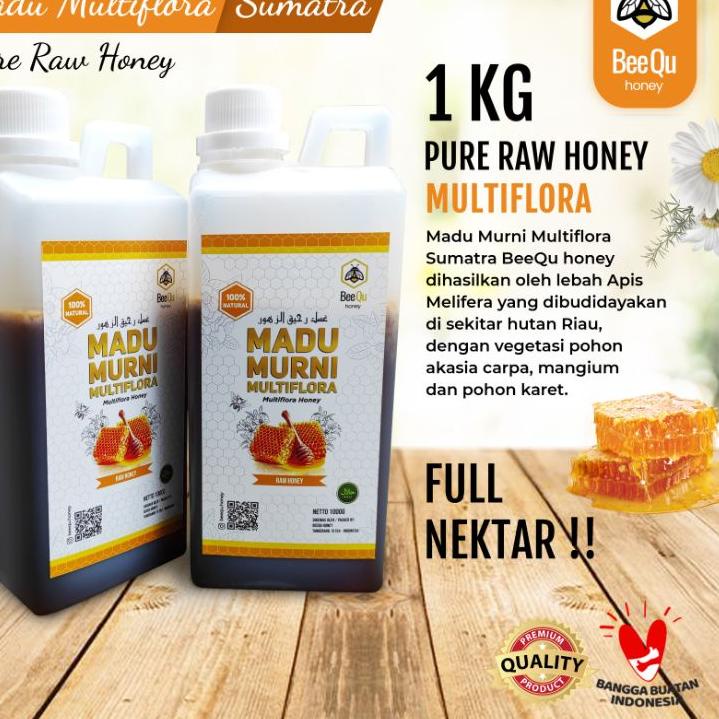 

✼ Murni Asli Nektar Multiflora Sumatra 100% Pure Raw Honey - BeeQu Honey ❉