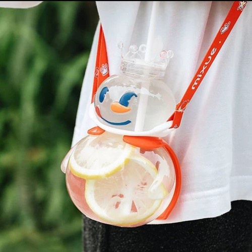 bARANGUNIK2021 -Botol minum plastik tumblr mixue wang 700ml snowking/Tumbler MIXUE SNOW KING water bottle 700ml