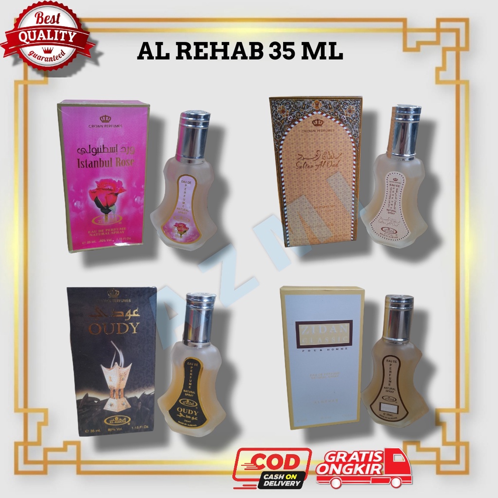 (ALL 3) Al Rehab Parfum (EU DEU PARFUME) Spray 35 &amp; 50 ML Original Jeddah