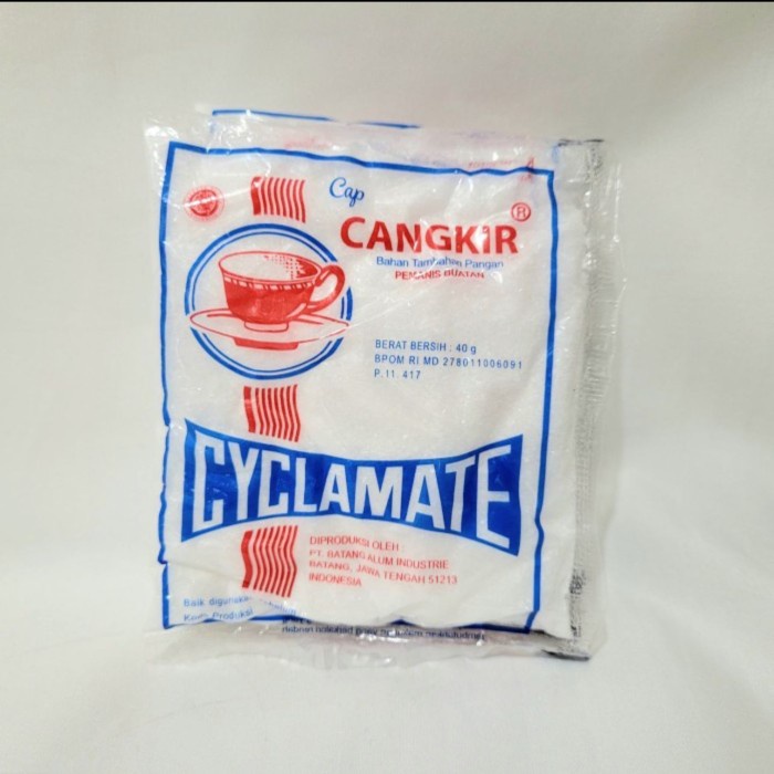 

Sodium Cangkir 1pak isi 10x40gram - Sodium Cyclamate Cap Cangkir Pemanis