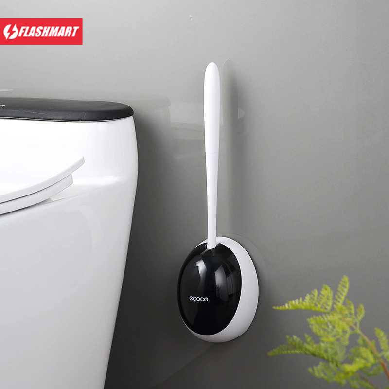 Flashmart Sikat Toilet WC Silicone Brush Wall Mounted - E2023