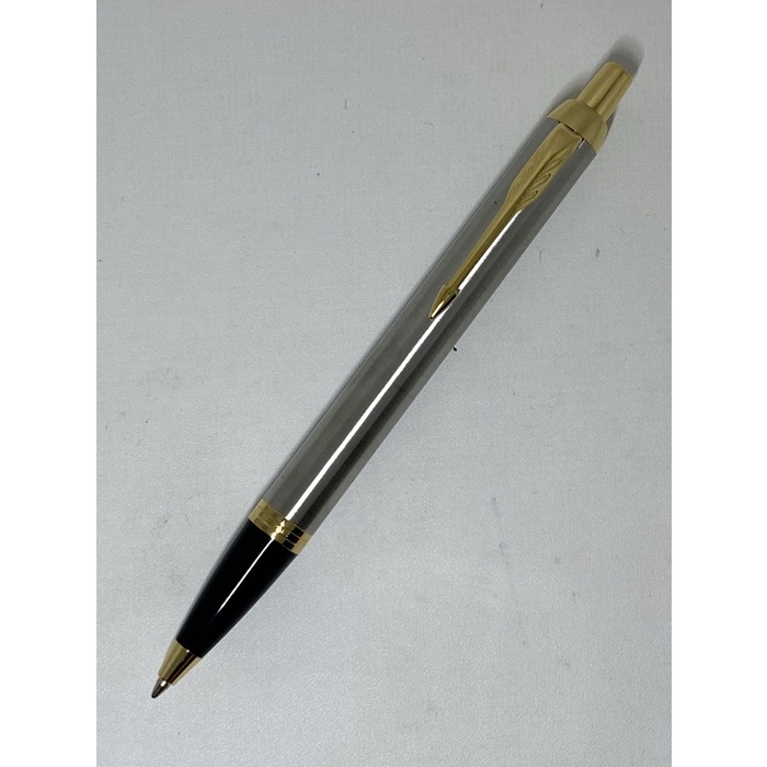 

Pulpen Parker New IM Brushed Metal Original BP GT ( Klip Emas )