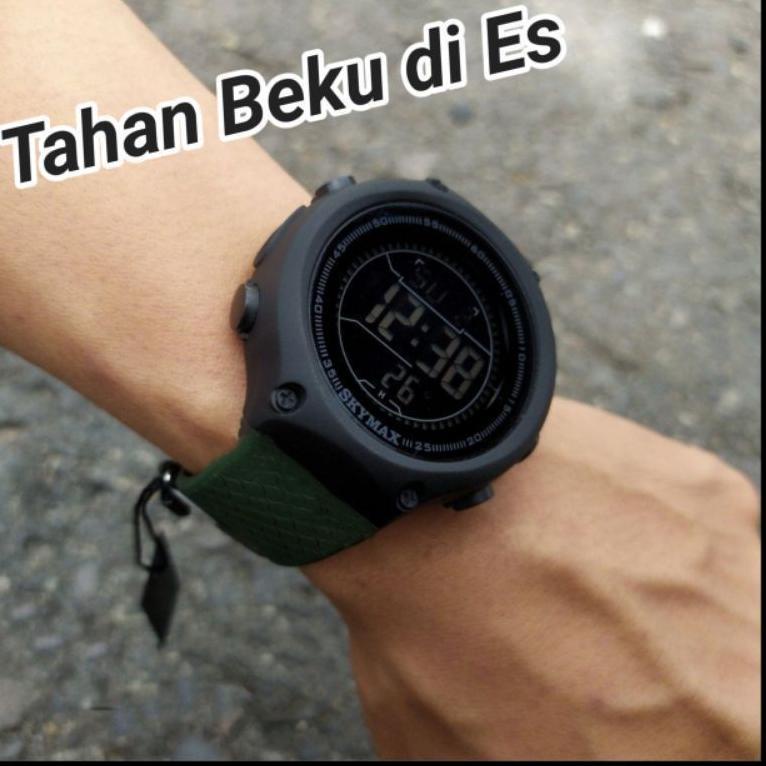 STOK TERBATAS Jam Tangan Skymax Pria Dital Sport 100% Orinal Anti Air 30 Meter Standar Militer Water