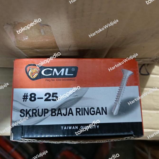 SKRUP BAJA RINGAN 8x25 ISI 1000PCS CAMEL/BAUT BAJA RINGAN ROOFING