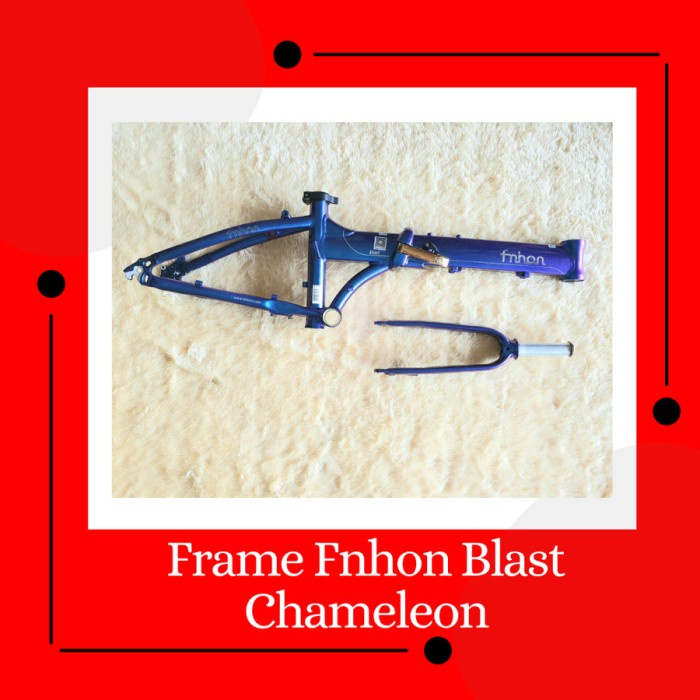 Frameset + handlepost Fnhon Blast Chameleon