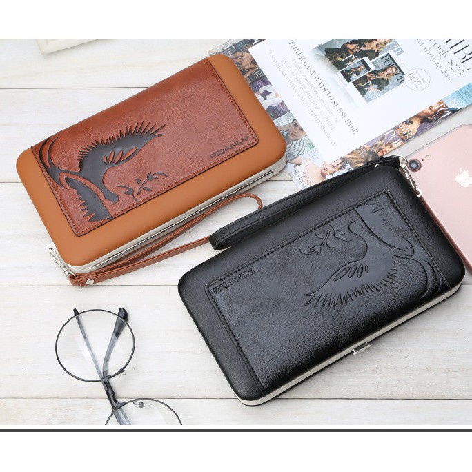 FYGALERY N2389 Dompet Panjang Wanita Forever Young Korea Style Woman Wallet Purse Kartu Polos Murah