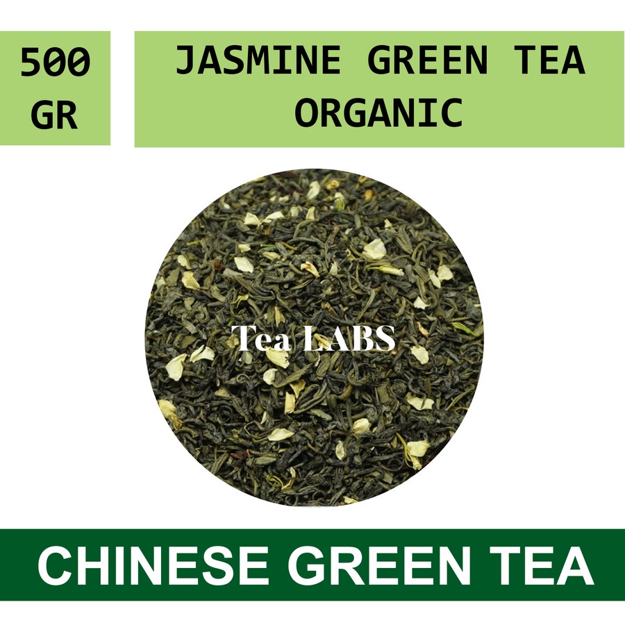 

Jasmine Green Tea Premium / Teh Hijau Melati / Chinese Tea 500 GRAM