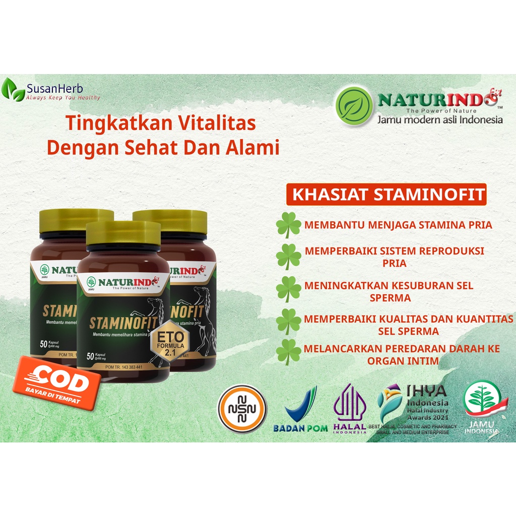 Jual Staminofit Herbal Khusus Vitalitas Pria Shopee Indonesia