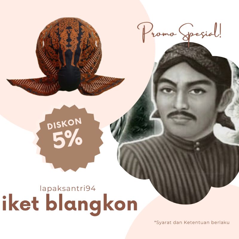 blangkon sunan kali jogo motif soloan blangkon sunan kalijogoblangkon sunan kalijaga bisa dicuciuden