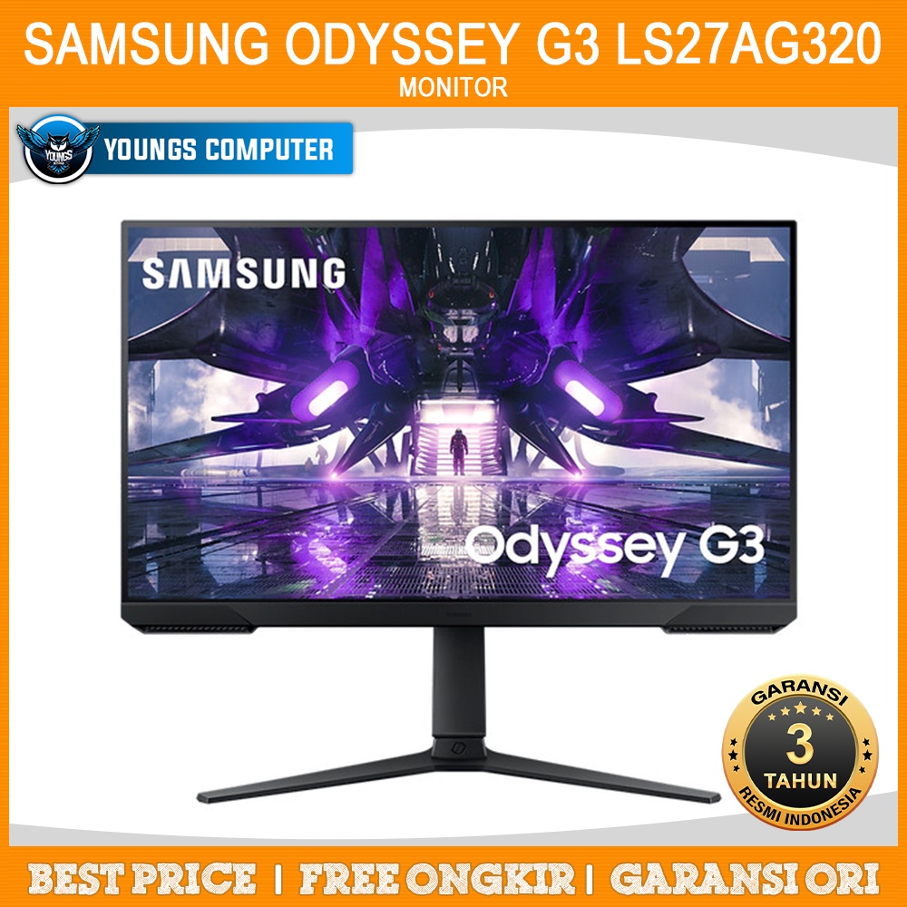 LED SAMSUNG Odyssey G3 LS27AG320 - 27&quot; FLAT 165Hz 1ms Gaming Monitor