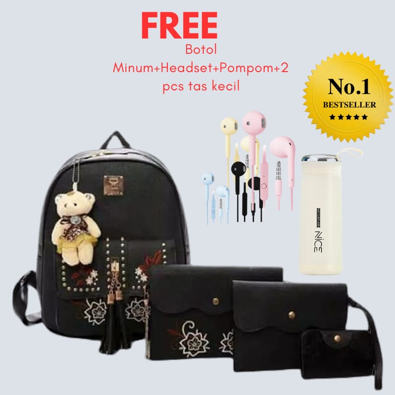 TASMURAH30_Backpack Fashion Sayur 4in1/Tas Ransel Murah