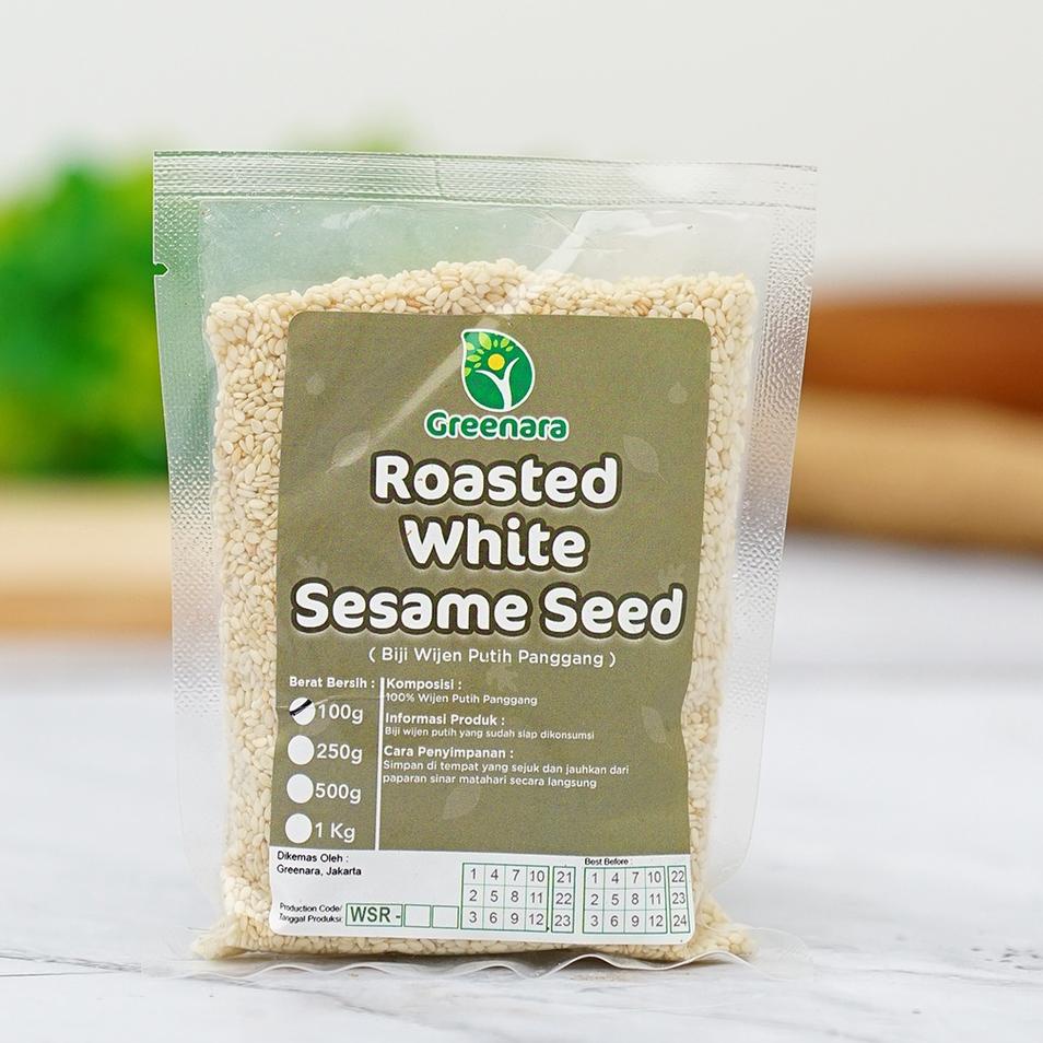 

Paling dicari Roasted Sesame Seed 100gr / Wijen Putih Panggang 100 gram