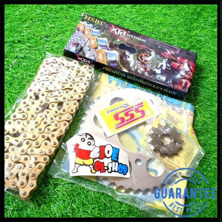 gear gir set sss 428 rantai xtreme satria fu