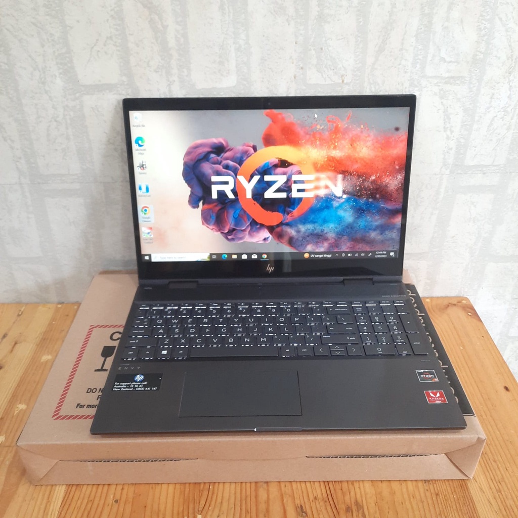 Laptop Hp Envy X360 Ryzen 5-2500U (Touchscreen) Ram 16/256Gb BERGARANSI