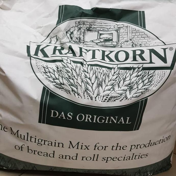 

Best Seller Kraftkorn Multigrain Mix Tepung Roti Gandum Kemasan 500Gr