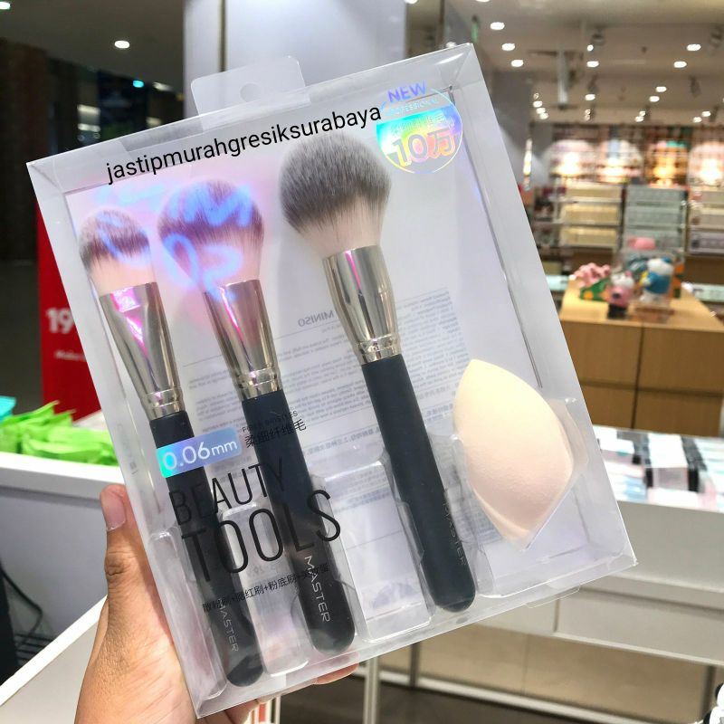 BRUSH KIT MINISO BRUSH SET MINISO ALAT MAKEUP MINISO BLUSH BRUSH EYEBROW BRUSH CONCEALER BRUSH