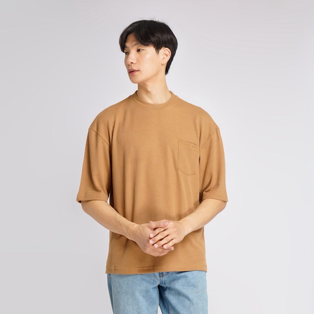 Kaos Oversize Waffle Pocked Original Brand Pollac