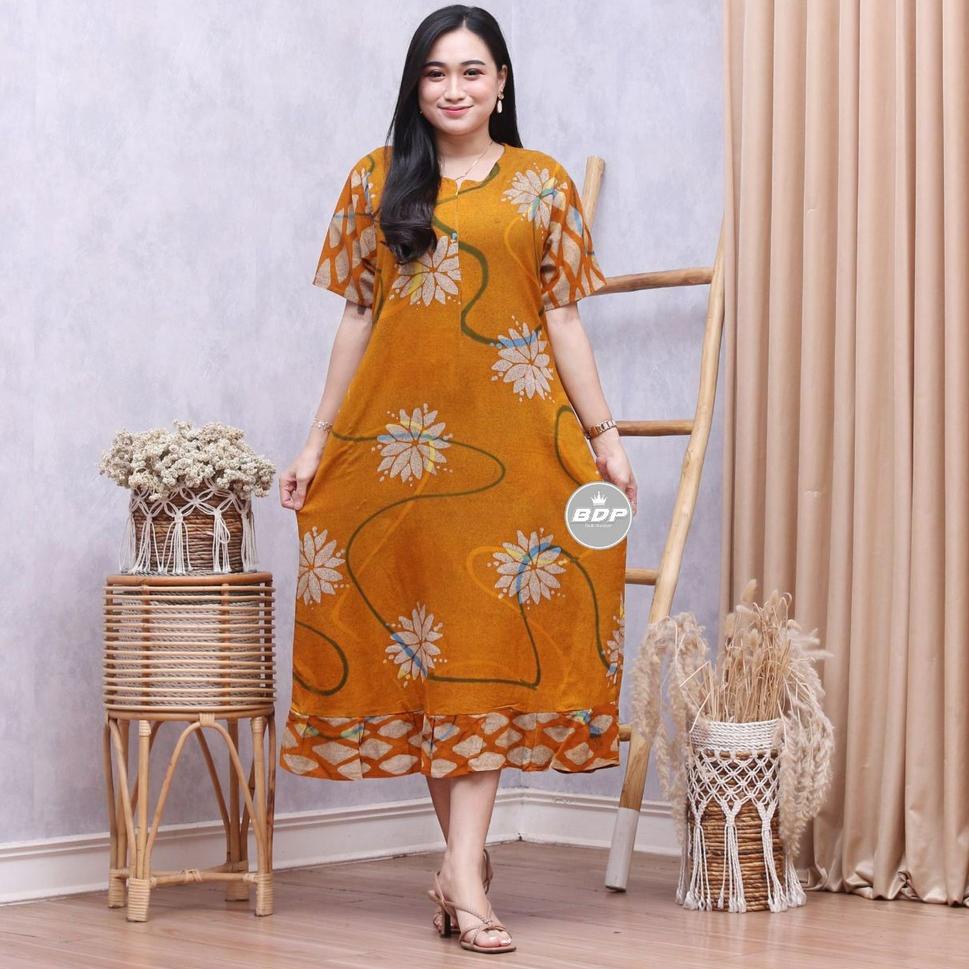 MURAH MERIAH Dianputri - Daster Wanita Rayon  A Busui Resleting Depan Baju Tidur Daster Kekinian