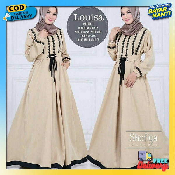 Ghmis Terbaru 2023 Ghms Cewe Lebaran Games Kondangan Murah Gamis Waita Import Premium Ganes Pakaian 