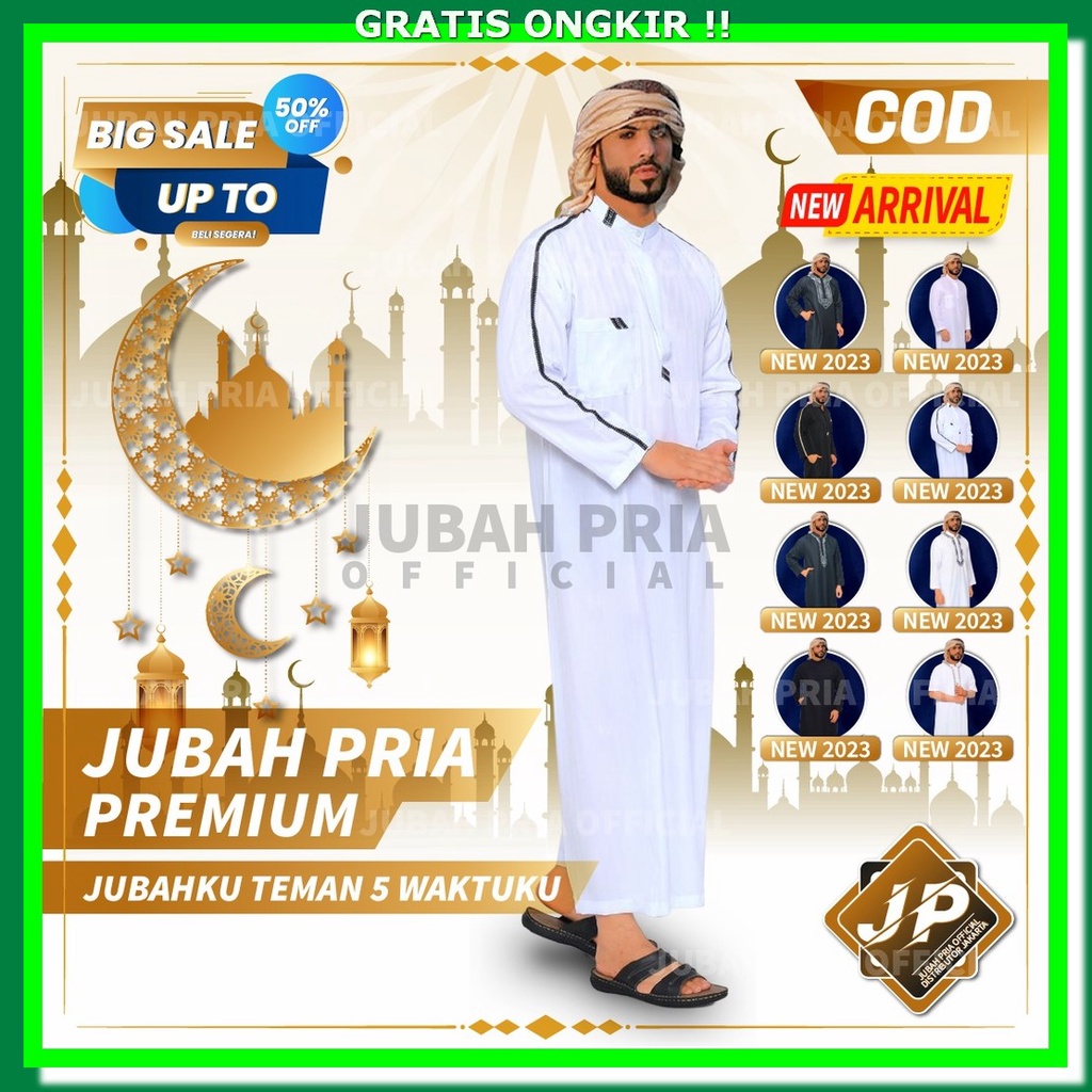 Jubah Pria Pakaian Gamis Jumbo Dewasa Terbaru Muslim Baju Jas Panjang Jubah Pria Gamis Pria Dewasa