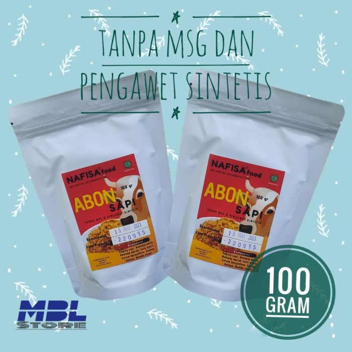 

Abon Sapi Nafisa 100g NON MSG