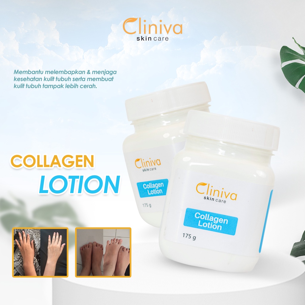 Cliniva Collagen Lotion untuk Mencerahkan Kulit 2pcs