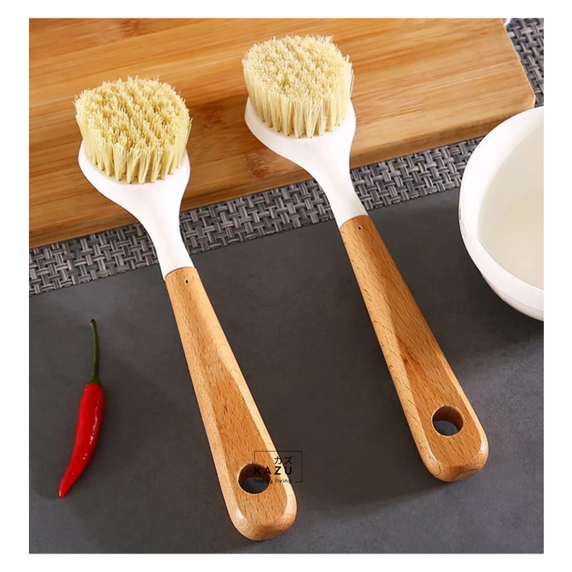 KITCHEN BRUSH POT CLEANING TOOL DISHWASHING WOOD BRUSH / SIKAT DAPUR SCUCI PIRING PEMBERSIH