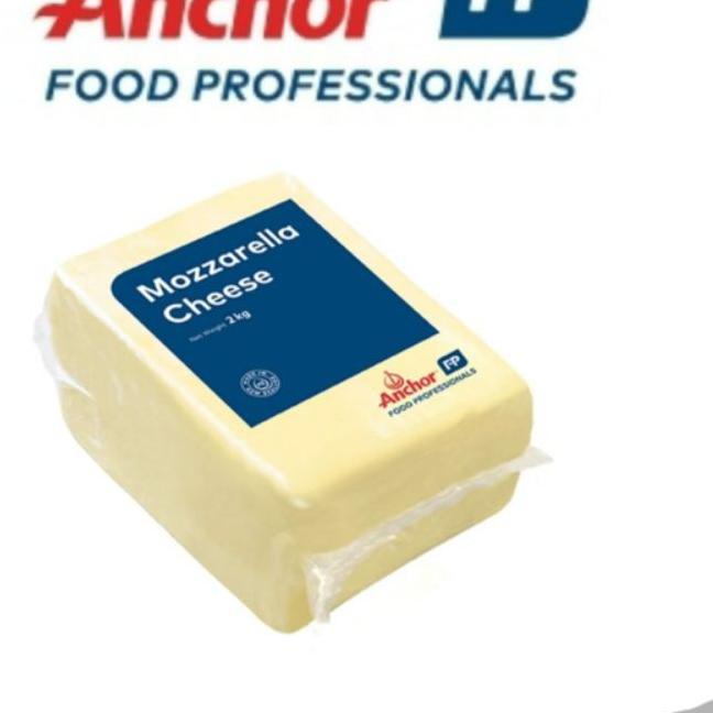 

➵ keju blok mozzarella cheese ANCHOR 500 g. halal ❈
