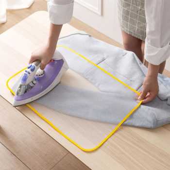 Alas Setrika Baju Mesh Heat Inculation 40x60 cm Bentuk Jaring / Ironing Mat Protective Cloth Alas Gosokan Setrika Sterika Baju Anti Gosong Bolong / Cover Setrika Pelindung Baju Setrika Anti Panas Lengket /Pelapis Setrika Baju Pakaian Laundry Ironing Sheet