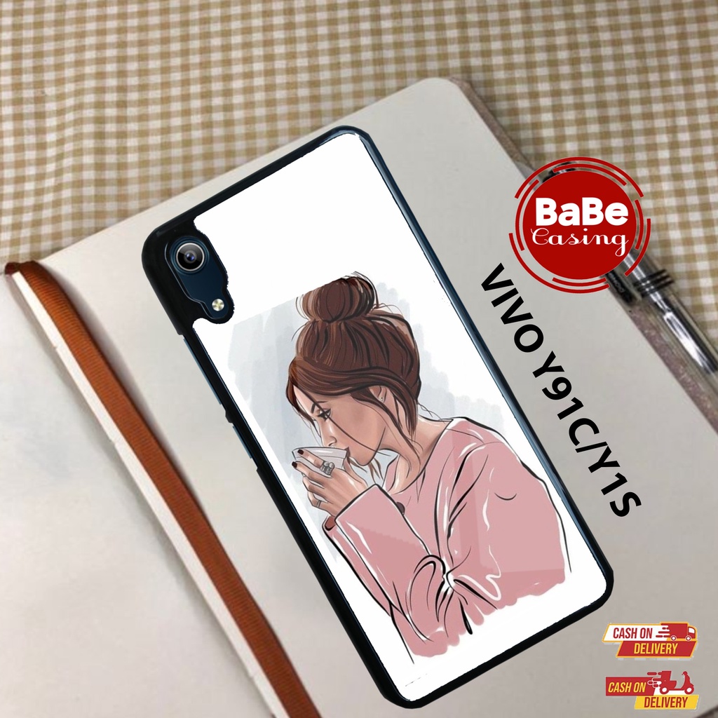 Case VIVO Y91C Casing VIVO Y91C Casing GAMBAR CEWEK Case Keren Casing murah Terlaris Cassing Karakte