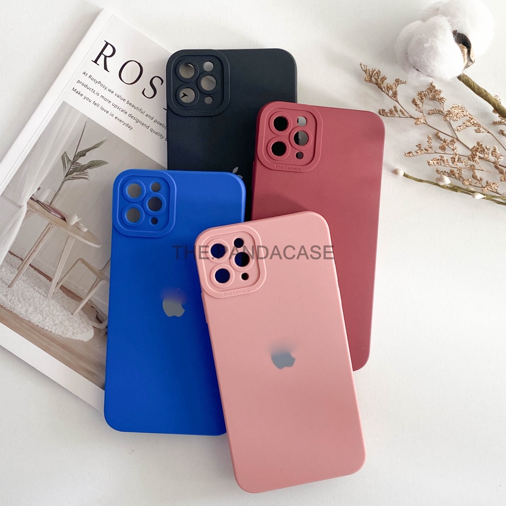 [TPC] (1) ProCamera Silicone Matte Case For IPhone 7 8 7+ 8+ SE2020 X XR XS XSMAX 11 12 13 MINI PRO PROMAX - IP072